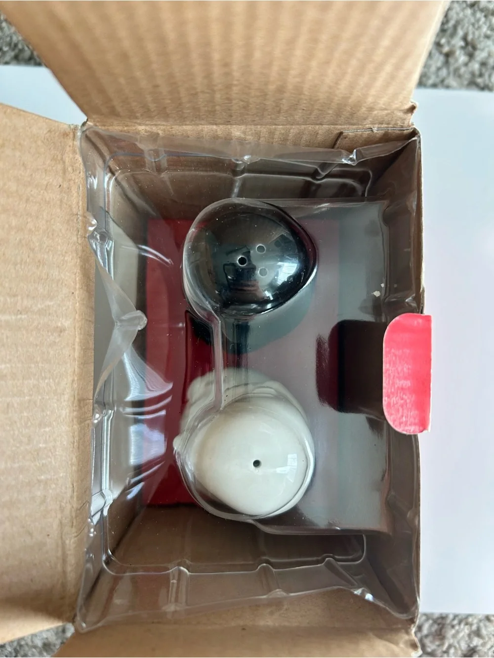 Hallmark red Stormtrooper Holiday Box salt and pepper shakers